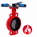 Затвор дисковый Ridval тип RVB 01 DN080 рукоятка,с УКП о/з.IP64 (красный) диск н/ж